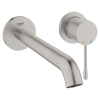 19967DC1 Grohe Essence New Tweegats wastafelmengkraan L-Size Supersteel