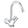 21338001 Grohe Costa S Wastafelmengkraan Met ketting Chroom