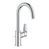 23760001 Grohe BauEdge L-Size Wastafelmengkraan met Trekwaste Chroom 