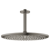 26067AL0 Grohe Rainshower Cosmopolitan 310 Hoofddoucheset plafond 142 mm, 1 straalsoort Hard Graphite Geborsteld