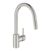 31483DC2 Grohe Concetto Keukenmengkraan Hoge Uitloop Supersteel