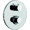 LIQ018CR Paffoni Light Thermostatische Inbouwmengkraan Chroom