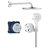 34877000 Grohe Precision Smartcontrol QuickFix Perfect shower set met Vitalio Rain Mono 310 Chroom