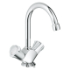 21337001 Grohe Costa L Wastafelmengkraan Met ketting Chroom 