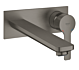 23444AL1 Grohe Lineare Inbouwmengkraan L-Size Hard Graphite Geborsteld (mat donker grijs)