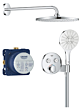 34877000 Grohe Precision Smartcontrol QuickFix Perfect shower set met Vitalio Rain Mono 310 Chroom